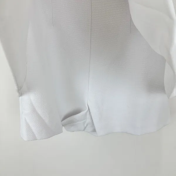 Lulus Where You Are White Strapless Romper Cute Party Bridal Vacation XS NWT - Image 10