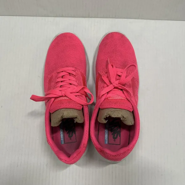 Vans UltraCush Lite Shoes Mens 6.5 Womens 8 Pink Mesh Low Top Walking Sneakers - Image 3