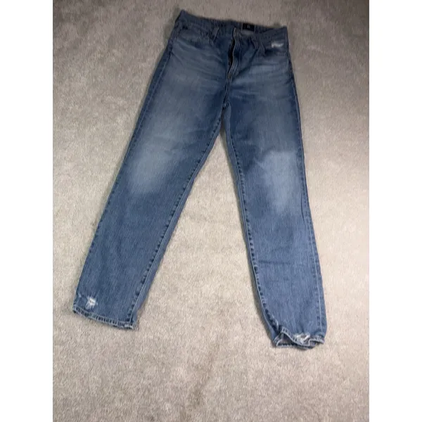 AG-ED Adriano Goldschmied Denim Phoebe Jeans Womens 28R Blue Tapered Leg - Image 3