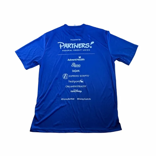 Disney Blue Holiday 5K T-Shirt - Image 2