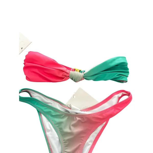 PIPPA THE LABEL‎ Birdie Bandeau Bikini Set Miami Ombre Small NEW NWT - Image 2