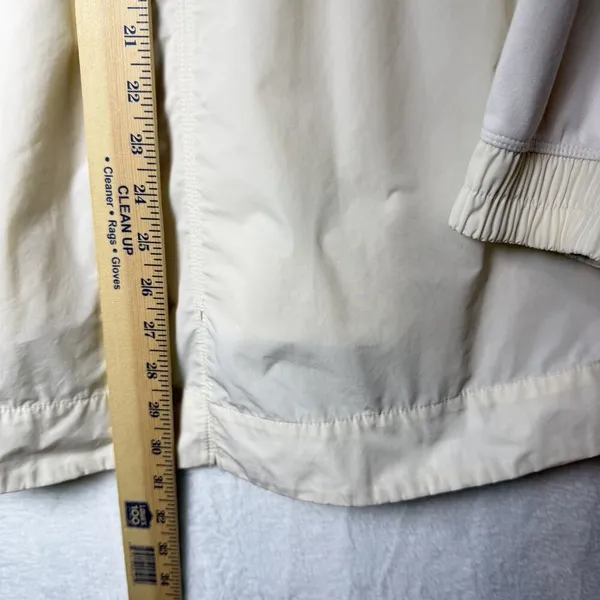 Athleta Triumph Hybrid Crewneck Sweatshirt Magnolia White Cream Women's size M - Image 12