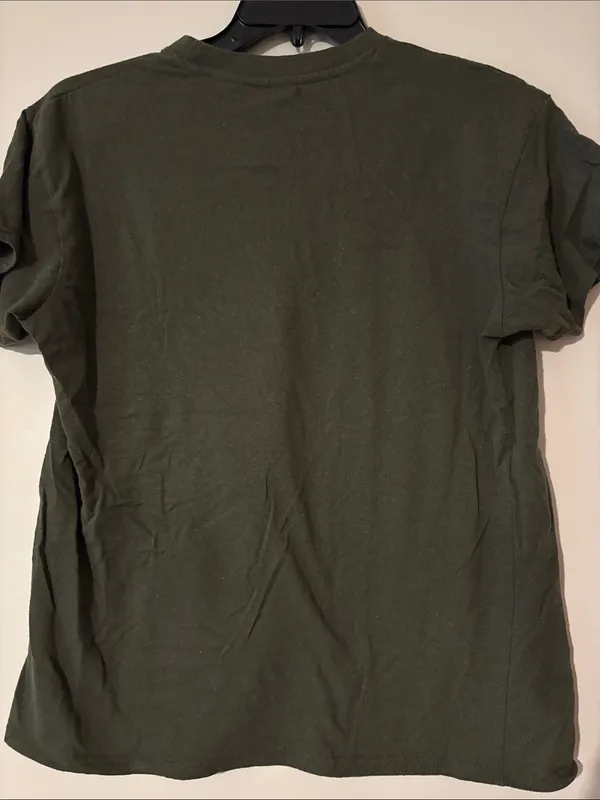 International Music Festival Shirt large Green Crew Neck Short Sleeve Casual - Image 3