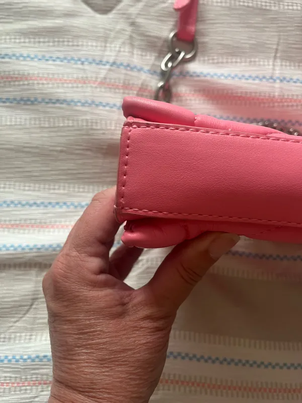 Steve Madden Pink Crossbody Purse Faux Leather - Image 5