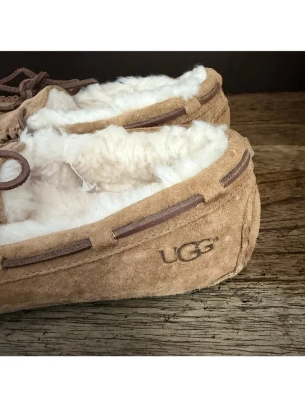 UGG Dakota Moccasins Slippers Chestnut - Image 10