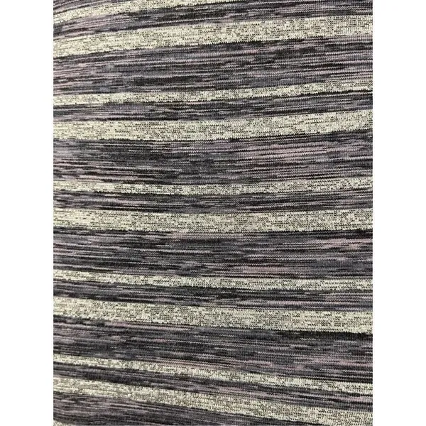 Lululemon Black Gray Purple Stripe Scoop Neck Tank Top Size 4 - Image 7