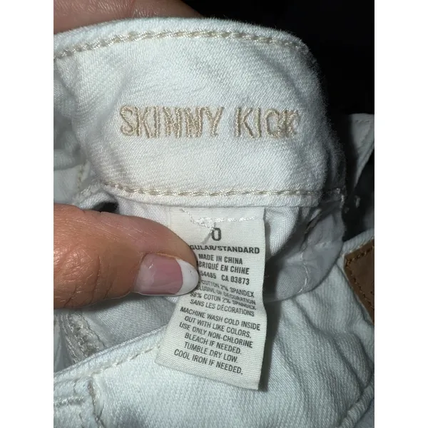 AE American Eagle Skinny Kick Jeans‎ Sz 0 R Boot Cut Flare Stretch - Image 5
