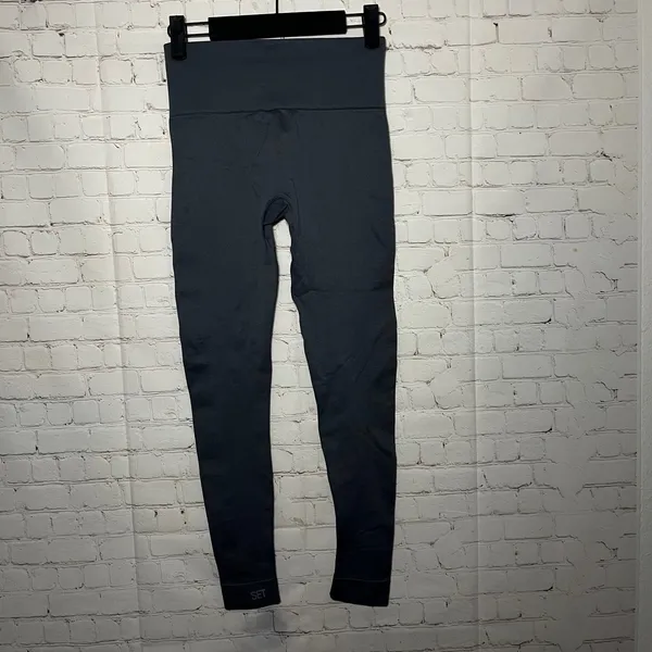 NWOT SET Active Scultflex High Waist Seamless Leggings Pebble‎ Grey Size Small - Image 4
