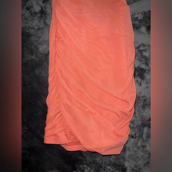Oh Polly Viola Cut Out Cowl Neck Mini Dress in Rose Size 4 - Image 9