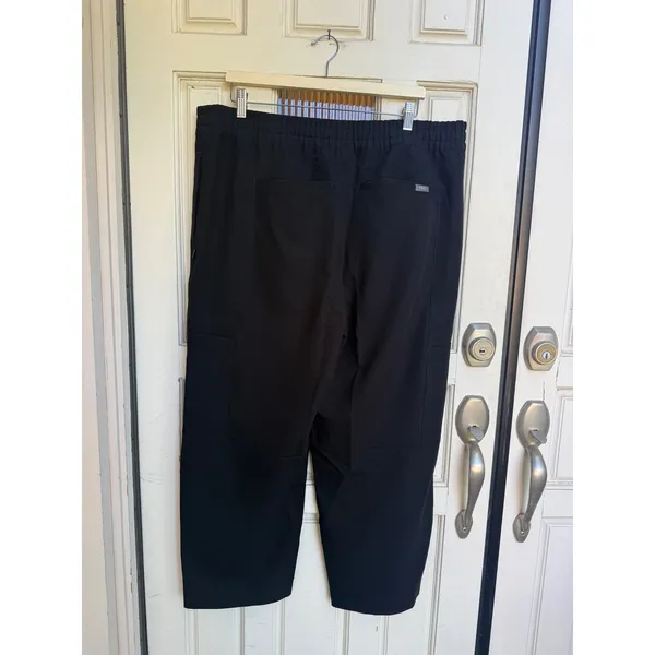 FIGS Sheridan Barrel Scrub Pants Black PO 5807 Size XXL NEW - Image 2