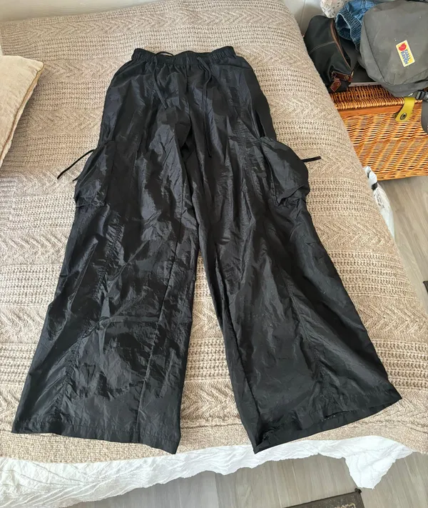 Black Cargo Pants - Image 3