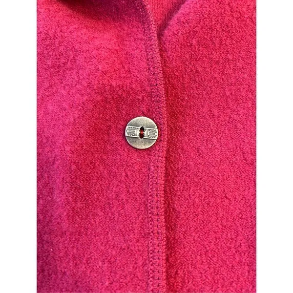 Chico's Design Red buttoned knit pockets long sleeve wool sweater Size 0 (small) - Image 5