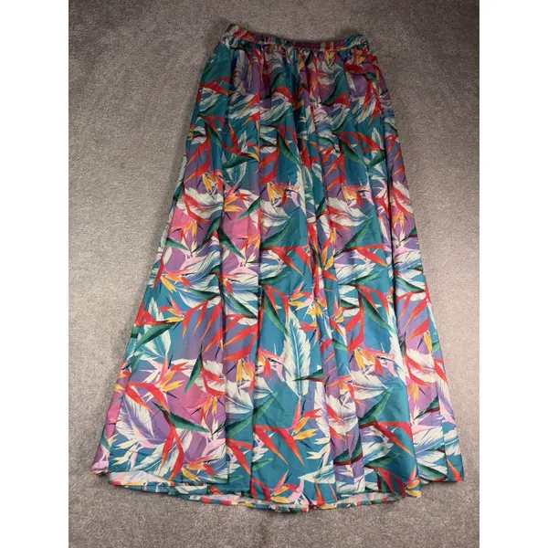 rachel roy vibrant tropical-print maxi skirt - Image 6