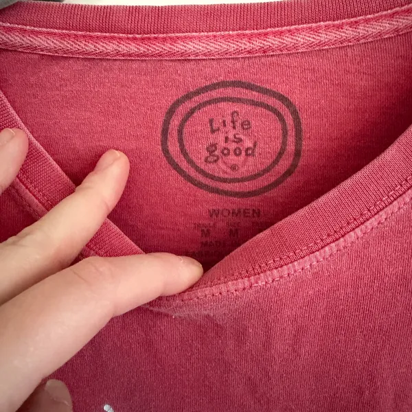 Life Is Good red Long Sleeve Tee - Image 3