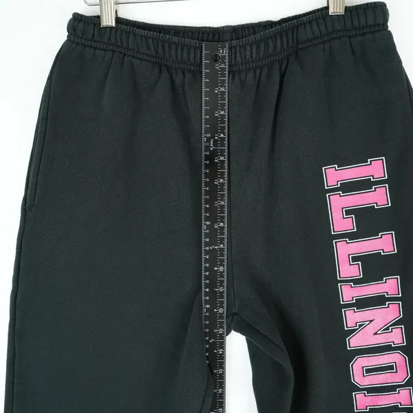 JanSport Illinois State University Redbirds Sweatpants Womens Small‎ Black Pink Joggers - Image 10