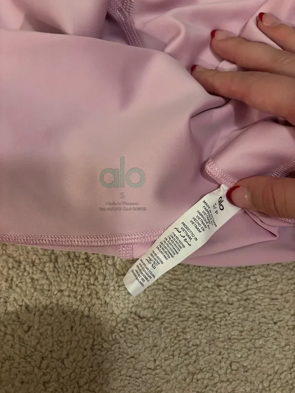 Alo 7/8 High Waisted Airlift Legging - Sugarplum Pink - Image 4