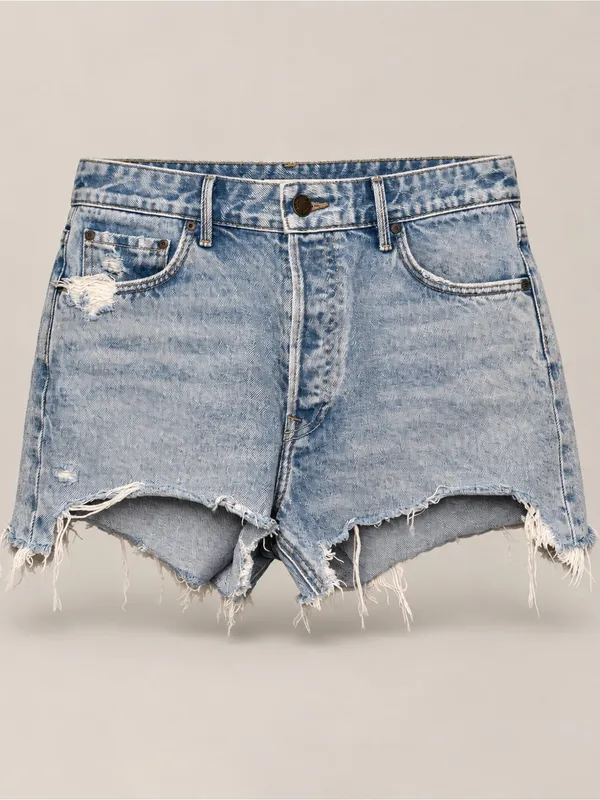 Revolve GRLFRND Distressed Cutoff Denim Shorts Women’s 30 - Image 2