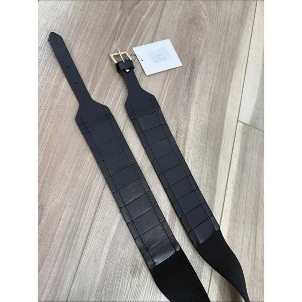 Punt Fibbia 100% genuine leather stretchy belt made in Italy NWT - Image 3