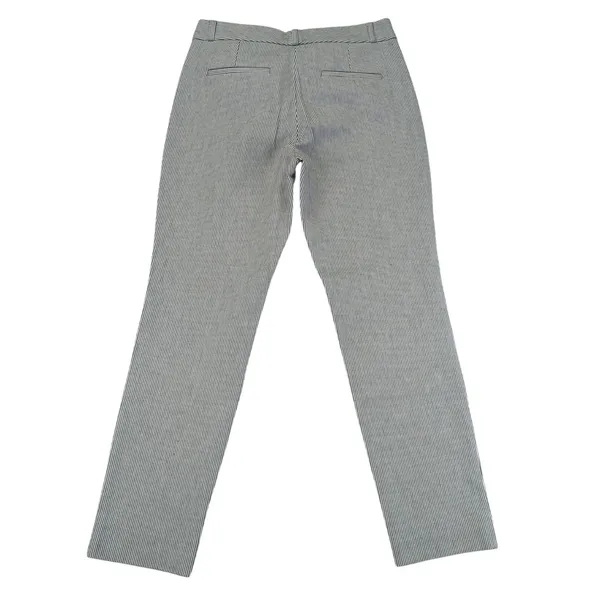 Banana Republic Sloan Striped Ankle Pants Women‎ Size 6 Cotton Stretch Preppy - Image 2