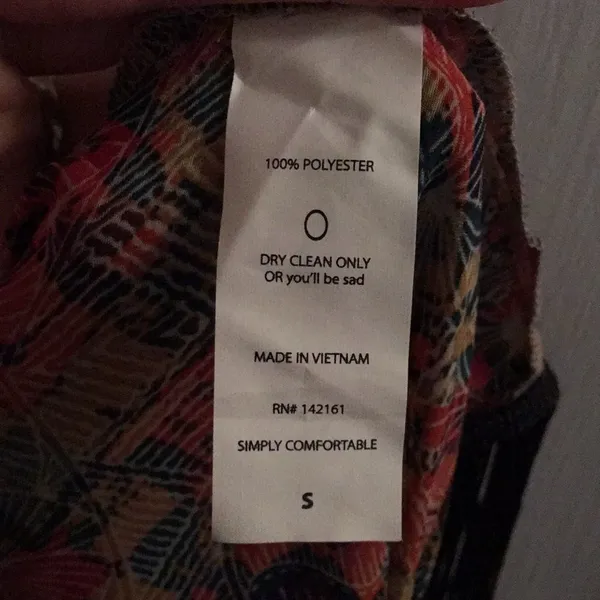 LuLaRoe S semi sheer Monroe western fringe kimono - Image 2