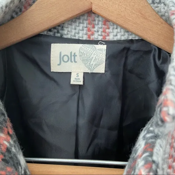 Jolt Oversized Plaid Coat. Size Small. EUC - Image 10