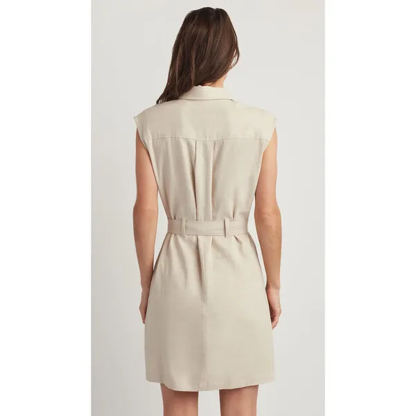 Ellen tracy LINEN BLEND SHIRT DRESS NWT small (b46 ) - Image 3