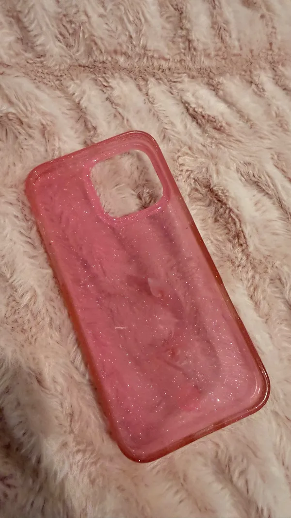 Pink Sparkle Loopy Phone Case - Image 2