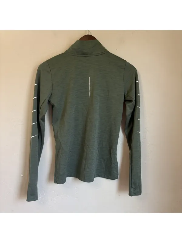 Nike Running Dri-FIT Green Multi Swoosh Sleeve 1/2-Zip Pullover Jacket Size XS - Image 6