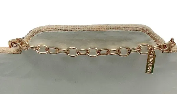 SUGARFIX BaubleBar Nickel Free Paperclip Chain Link Statement Necklace Gold Tone - Image 3