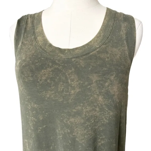 Lululemon All Yours Tank Maxi Dress Cloudy Wash Dark Olive Green Size 6 - Image 2