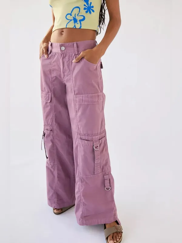 Urban Outfitters NEW BDG Mauve Pink Riley Classic Cargo Pants - Image 13
