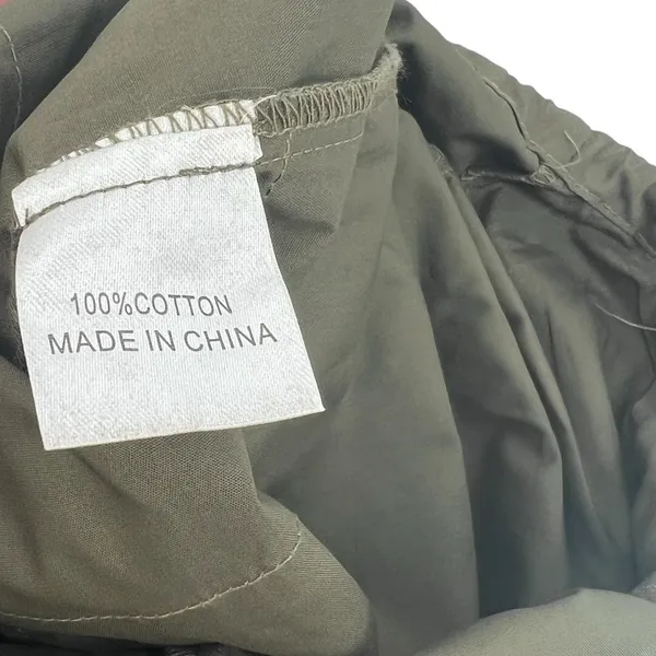 White Fox Everything I Want Cargo Pants‎ Parachute Khaki Green Size Small - Image 12