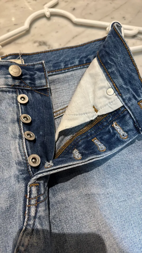 Madewell Jean skirt denim size 24 - Image 5