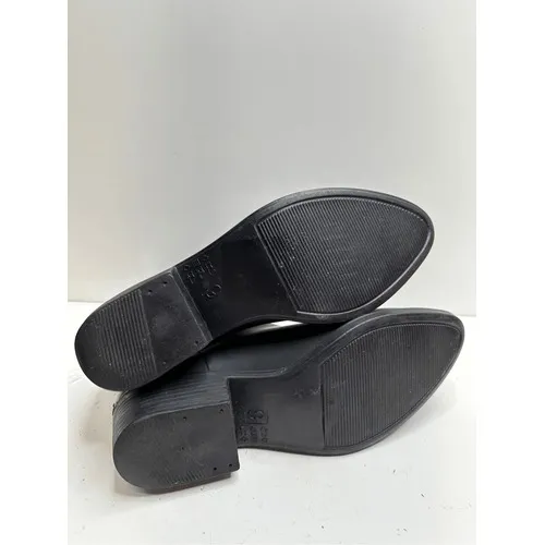 Jeffrey Campbell Rosana Black Matte Rubber Chelsea‎ Rain Boots Size 6 - Image 8