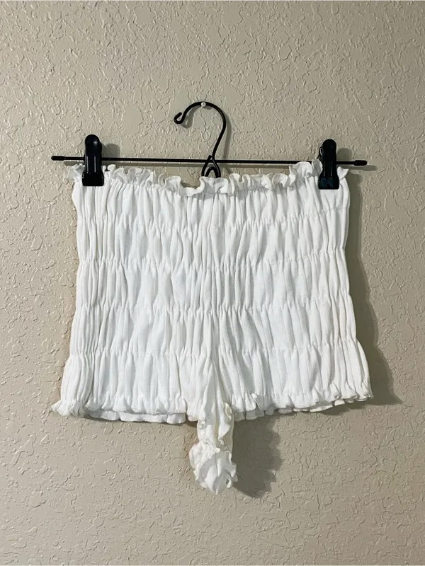 Urban Outfitters Out From Under Piper Perfect Pointelle Shirred Bloomer Shorts S - Image 6