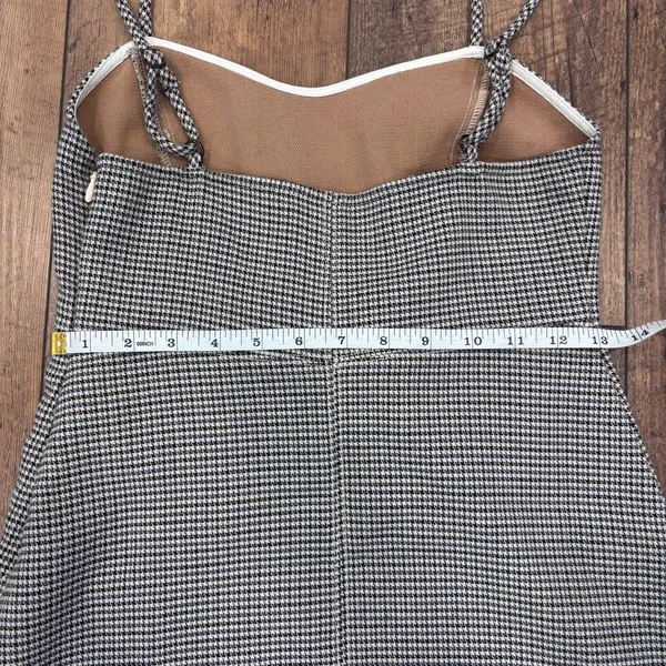 Free People My Girl Houndstooth Mini Dress Size 0 - $108 Effortless Quiet Luxury - Image 9