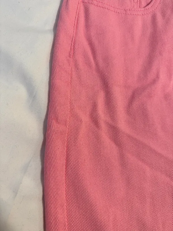 Pink Denim Skirt Size L - Image 2