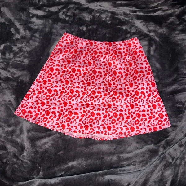Princess Polly Quinny Pink Leopard Mini Skirt Size 4 - Image 13
