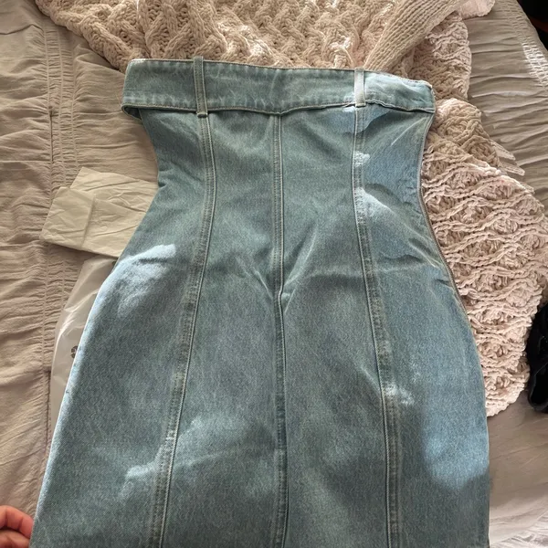 7 For All Mankind Denim Dress - Image 3