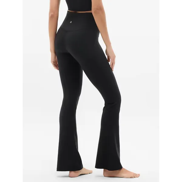 Athleta Elation Pull On Ultra High Waisted Flare Leggings Pants Black XS - Image 3