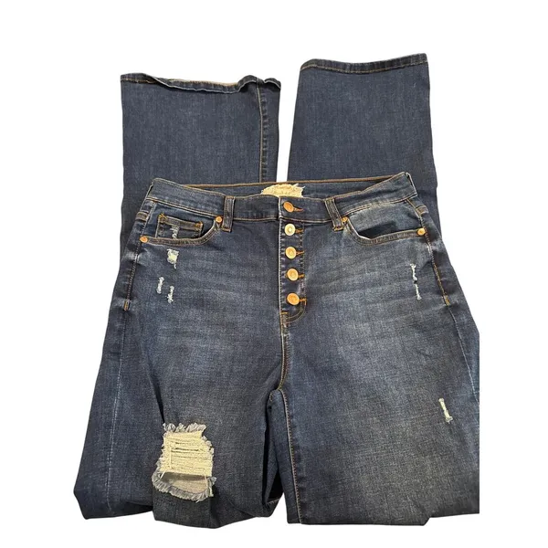 Altar'd State Women's‎ Jeans Flare High Rise Size 9/29 - Image 4