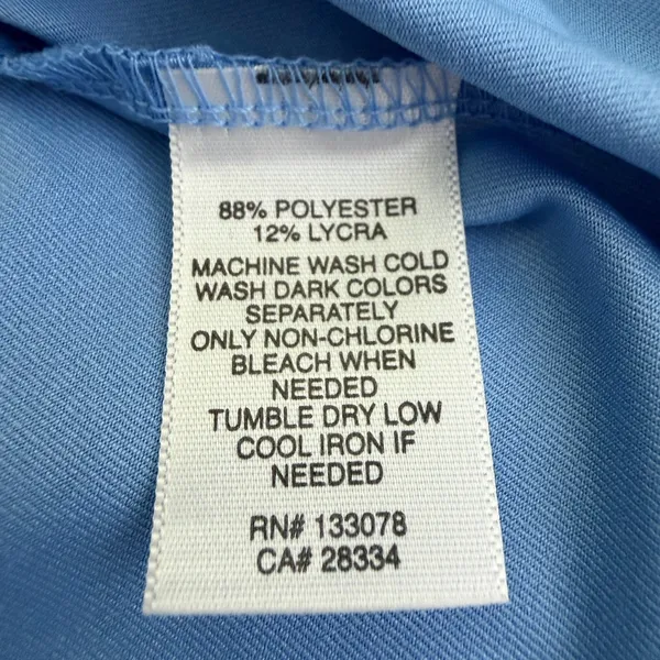 Lucky In Love Linen High Neck Action Tank Women L Peri Blue Tennis Pickleball - Image 13