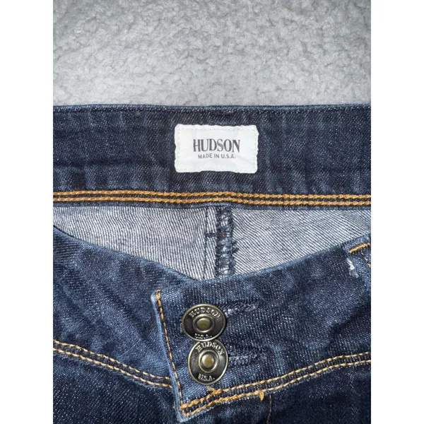 Hudson Jeans Women 31 Skinny Low Rise Flap Pocket Dark Wash Denim Pants USA Y2K‎ - Image 6