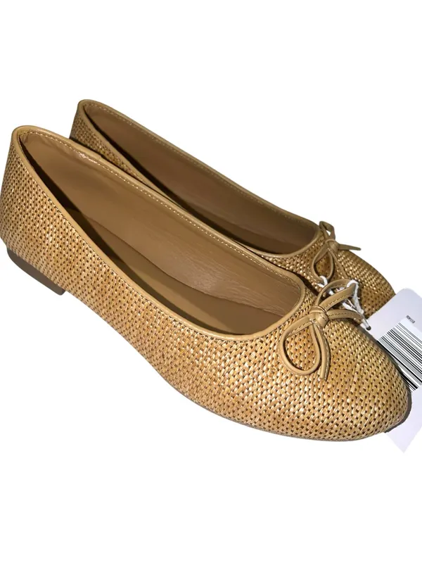 Serra brand super cute beige woven style ballerina flats - Image 7