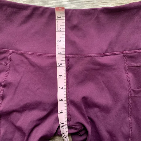 Zyia Active Plum Purple Capri Leggings 6-8 - Image 5
