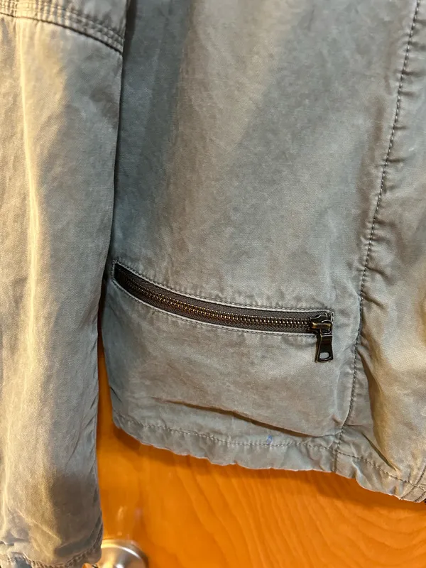 Women’s Gap quilted Canvas Moto Jacket Size 12 - Image 3