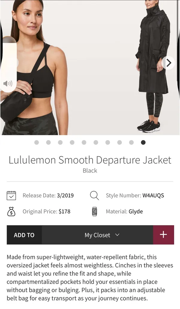 Lululemon Smooth Departure Jacket - Image 2