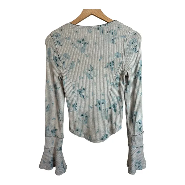 Free People Layer Me Long Sleeve Henley Top In Vintage Floral - Image 7