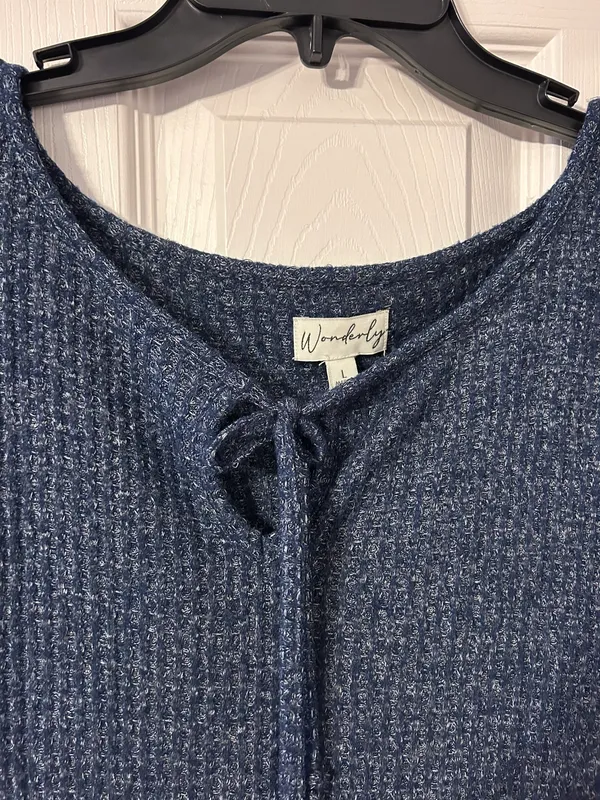 Blue Sweater Top - Image 2