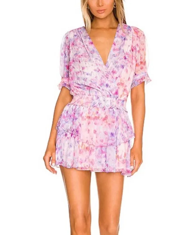 Amanda Uprichard NYC Adriel mini Dress in Cotton Candy size large NWT - Image 6